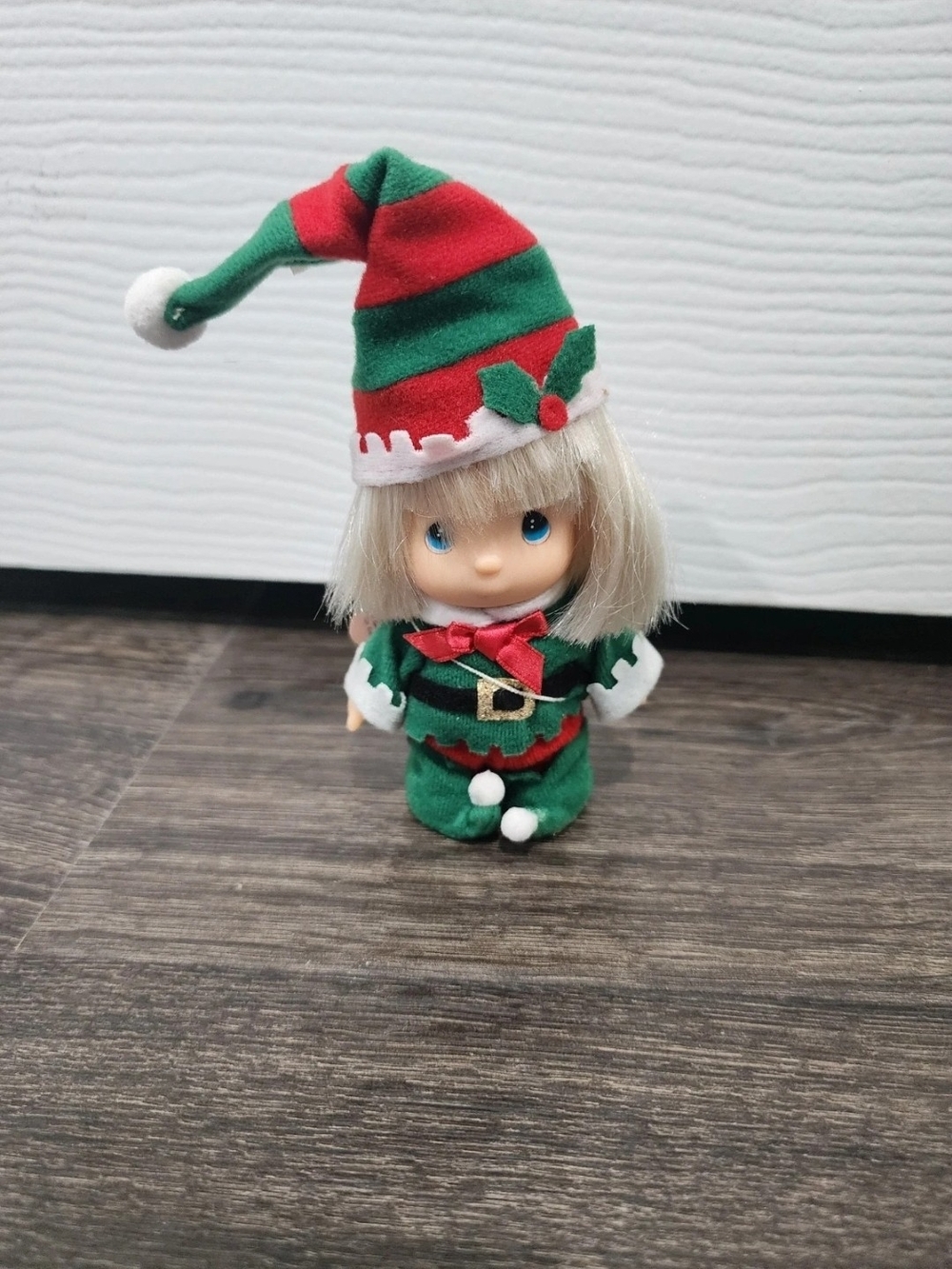 Vintage 1991 Enesco Precious Moments Hi Babies Elf 5” Christmas Decoration